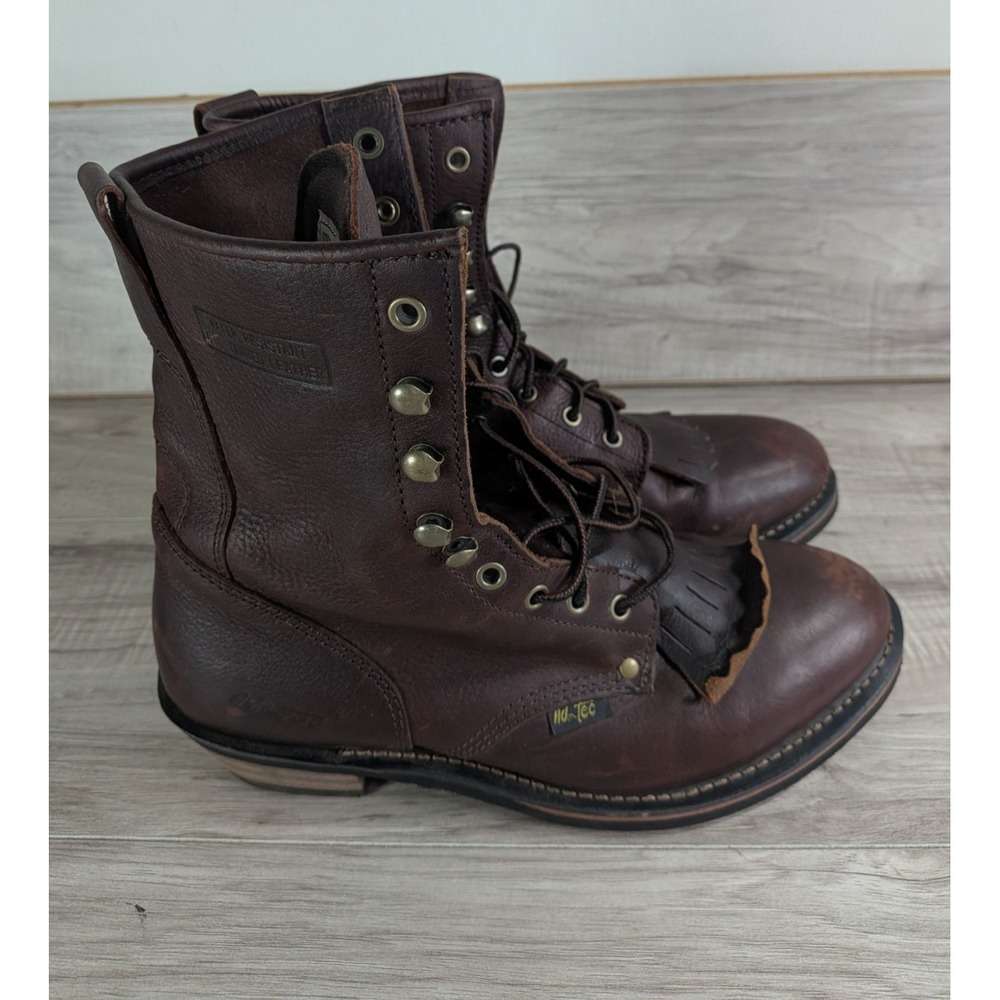 AdTec Packer Work Boot Tumble Chestnut Brown Leather 1173 Men's 11 W